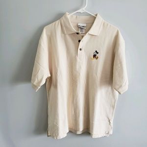 Disney Walt Disney World Mens Mickey Mouse Polo